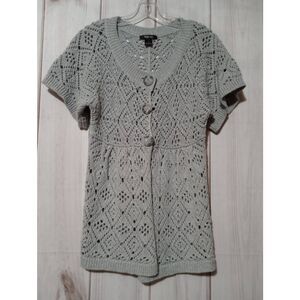Style and Company Cardigan Ladies Small Gray‎